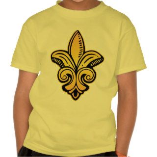 Fleur Medieval   Gold T Shirt