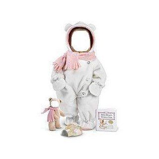 American Girl Bitty Baby "Polar Bear Bunting Set" for 15" doll  NO doll or bear : Toys & Games