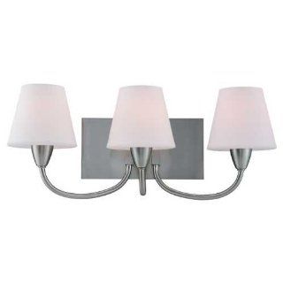 Sea Gull Lighting 44386BLE 962 Stockholm Three Light Vanity/Bath Fixture, Brushed Nickel Finish with Etched Opal Glass Shades    