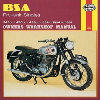 BSA Pre unit Singles Owners Workshop Manual, No. 326: 54 61: John Haynes: 9780856963261: Books