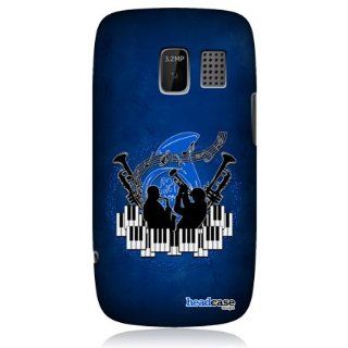 Head Case Designs Jazz Music Genre Hard Back Case Cover for Nokia Asha 302: Cell Phones & Accessories