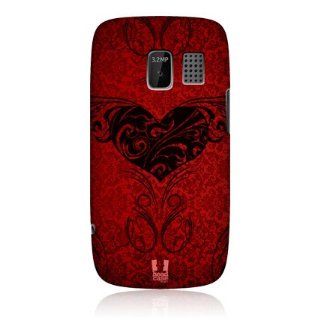 Head Case Designs Poison Heart Collection Snap on Back Case For Nokia Asha 302: Cell Phones & Accessories