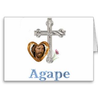 Agape Love Christian gifts Greeting Card