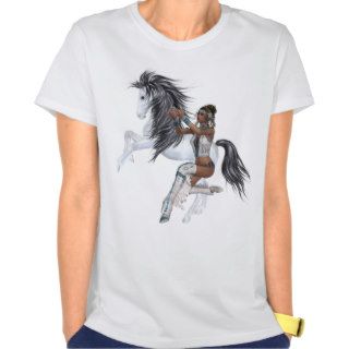 Native American Princess and Stallion Shirt