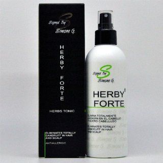 Signed By Simone G Herby Forte Herbs Tonic for Antidandruff 200ml : Hair And Scalp Treatments : Beauty