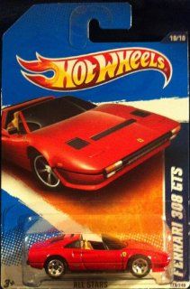Hot Wheels 2011, Ferrari 308 GTS Red 128/240. All Stars. 1:64 Scale.: Toys & Games
