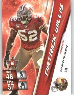 2010 Panini Adrenalyn XL NFL Trading Card #335 Patrick Willis   San Francisco 49ers   NFL Trading Card: Sports Collectibles