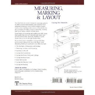 Measuring, Marking & Layout: A Builder's Guide (For Pros by Pros): John Carroll: 0094115583350: Books