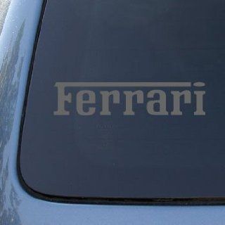 FERRARI   Vinyl Car Decal Sticker #A1600  Vinyl Color Silver Automotive