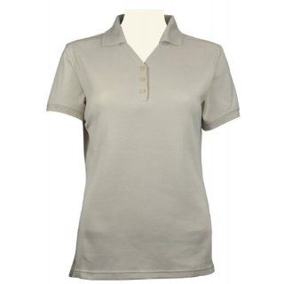 Fossa Apparel 4478 sand M Medium Ladies Oasis Wicking Polo Shirt in Sand: Health & Personal Care