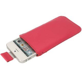 iGadgitz Pink Leather Pouch Case Cover for New Apple iPhone 5 5S 5C Cell Phone 4G LTE: Cell Phones & Accessories