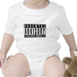 Parental Advisory   Contains Nerdity T shirt