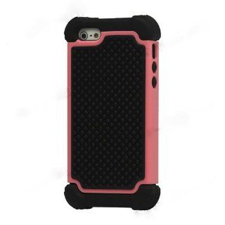 Sooper Pink Defender Heavy Duty Protective Hard Full Body Cover Case for Apple Iphone 5 5g + Free Screen Protector: Cell Phones & Accessories