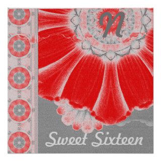 Blooming Dream Sweet Sixteen Invitation Customize