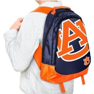 Auburn Tigers Core Big Logo Backpack   Navy Blue/Orange : Sports Fan Apparel : Sports & Outdoors