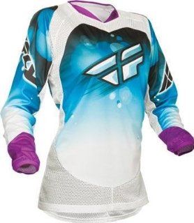 Fly Racing Kinetic Girls Youth Race Jersey , Gender: Girls, Primary Color: Blue, Size: Lg, Distinct Name: Blue/Purple, Size Segment: Youth 367 621YL: Automotive