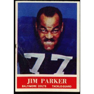 Jim Parker (HOF) Baltimore Colts 1964 NFL Football Trading Card (Philadelphia Chewing Gum) (#8): Baltimore Colts: Books