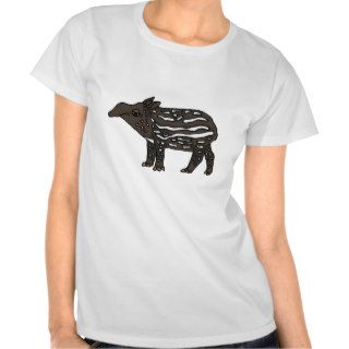 XX  Funny Tapir Cartoon Tee Shirts
