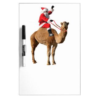Christmas 2013 Hump Day Camel and Santa Dry Erase Board