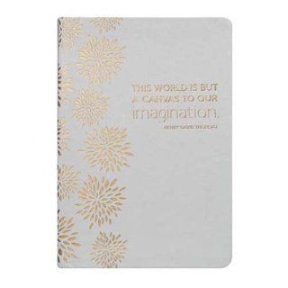 Eccolo World Traveler Lofty Thinking Journal, The World is a Canvas, 6 x 8 Inches (D402B)  Composition Notebooks 