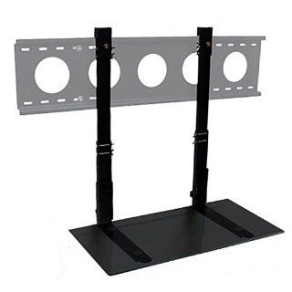Simple Shelving Solutions BLG 00024 2 Foot Shelf for Stationary or Tilt TV Wall Mounts, Black Glass/32 40: Electronics