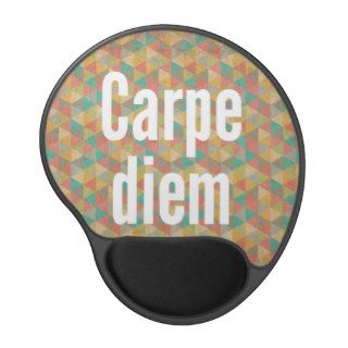 Carpe diem, Seize the day, Motivational Quotes Gel Mouse Pads