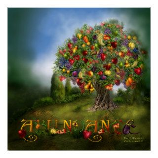 Tree Of Abundance Art Poster/Print