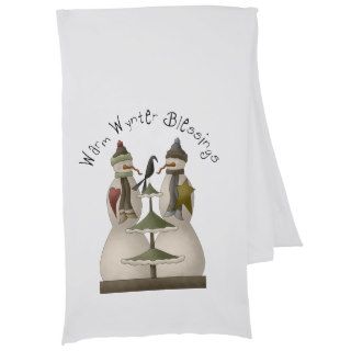 Christmas Snowman Holiday cartoon scarf