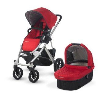 UPPAbaby Vista Stroller, Red/Denny : Pram Strollers : Baby