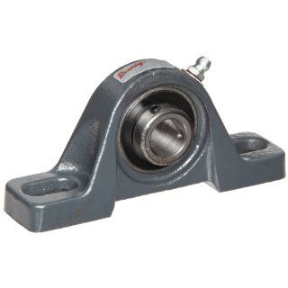 Browning VPS 216 AH Pillow Block Ball Bearing, 2 Bolt, Air Handling Duty, Setscrew Lock, Contact and Flinger Seal, Cast Iron, Inch, 1" Bore, 1 7/16" Base To Center Height: Industrial & Scientific