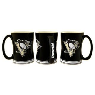 BSS   Pittsburgh Penguins NHL Coffee Mug   15oz Sculpted (Single Mug): Everything Else