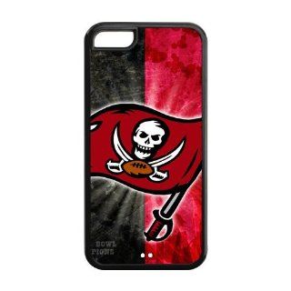 NFL Tampa Bay Buccaneers Team Logo Custom Design TPU Case Back Cover For Iphone 5c iphone5c NY380: Cell Phones & Accessories