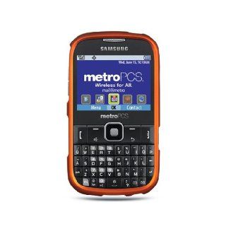 Orange Hard Cover Case for Samsung Comment Freeform III 3 SCH R380: Cell Phones & Accessories