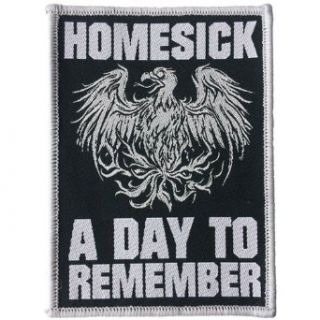 A Day To Remember Homesick Embroidered Patch Music Fan Apparel Accessories Clothing