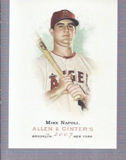 2007 Topps Allen and Ginter #206 Mike Napoli Anaheim Angels: Sports Collectibles