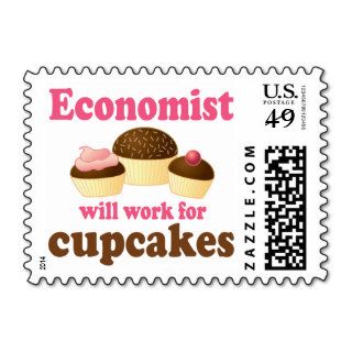 Funny Chocolate Cupcakes Economist Postage Stamps