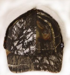 ith Ear Flaps For EaFitted Hat Wr Comfort/Cover   Green Camouflage S/M at  Mens Clothing store: Headwear
