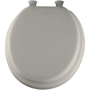 BEMIS Lift Off Soft Round Closed Front Toilet Seat in Biscuit 13EC 346
