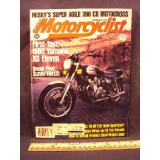 1979 79 December MOTORCYCLIST Magazine (Features: Test on 1980 Yamaha SX Eleven & Husky 390 CR Motocross, + 1980 New Model Previews): Motorcyclist: Books