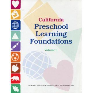California Preschool Learning Foundations Volume 1 Books