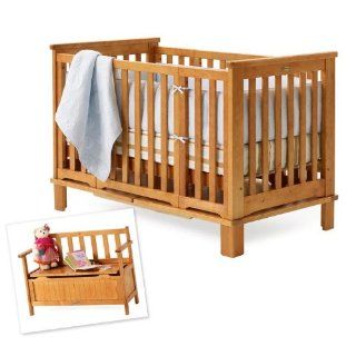 Today's Baby Langston Convertible Crib + FREE Toy Bench: Toys & Games
