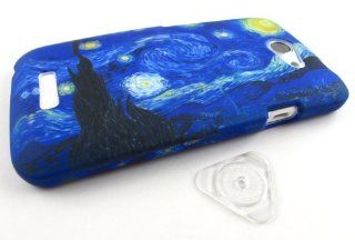 IMAGITOUCH(TM) 3 Item Combo For Hard Snap on Case Cover for HTC One X   Starry Night By Vincent Van Gogh (Package Includes Prying Tool and Stylus Pen): Cell Phones & Accessories