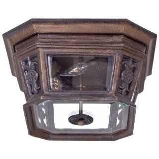 The Great Outdoors 9089 407 4 Light Ceiling Fixture from the Buckingham Collection, Prussian Gold   Ceiling Porch Lights  