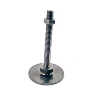 J.W. Winco 8T125SA6/OS Series GN 440.5 Stainless Steel Leveling Feet, Inch Size, 1/2 13 Thread Size, 1.97" Base Diameter, 4.92 Thread Length: Vibration Damping Mounts: Industrial & Scientific
