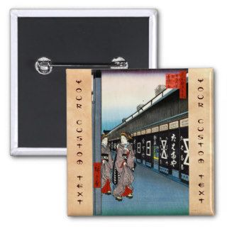 One Hundred Famous Views of Edo Ando Hiroshige Pin