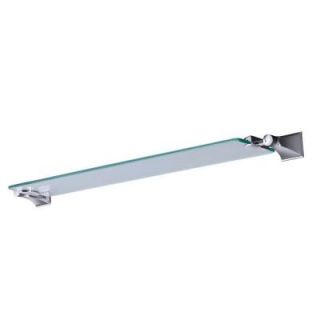 KOHLER Memoirs 5.125 in. W Wall Mount Shelf in Glass and Polished Chrome K 488 CP