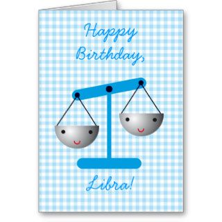 Happy Birthday, Libra! Greeting Cards