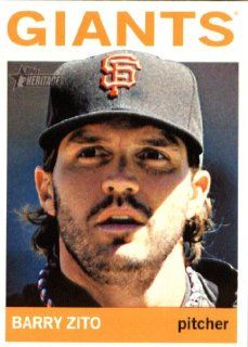 2013 Topps Heritage MLB Trading Card # 404 Barry Zito San Francisco Giants Sports Collectibles