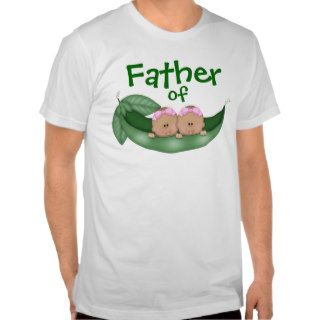 Father of Twin Girls T shirt
