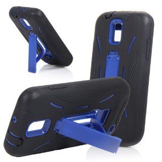 ATC Armor Defender Bumper Case (Blue + Black) for Hercules Samsung Galaxy S2 II T Mobile T989 with Stylus: Cell Phones & Accessories